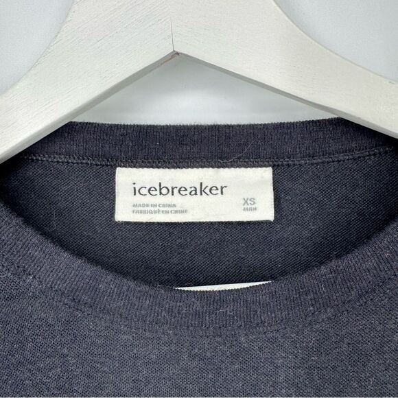 Icebreaker Black Long Sleeve Wool Base Layer Men’s XS - Picture 5 of 8